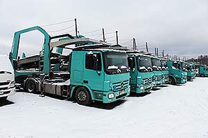 Платная стоянка для грузовиков